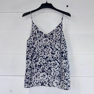 NWOT H&M Spaghetti Strap V-Neck and Deeper V-Back Lined Blouse L